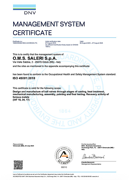 Preview Certificate ISO 45001:2018